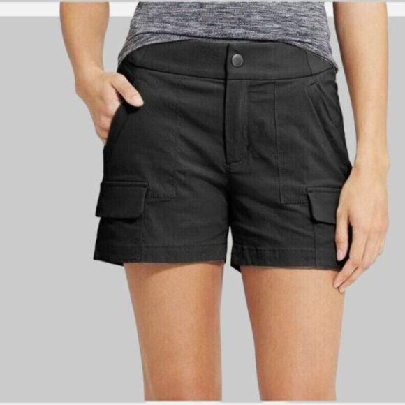 Athleta Pants - ATHLETA Black Cargo Trekkie Women Shorts Size 2